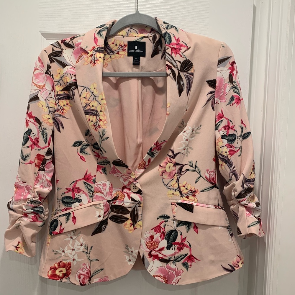 Floral blazer